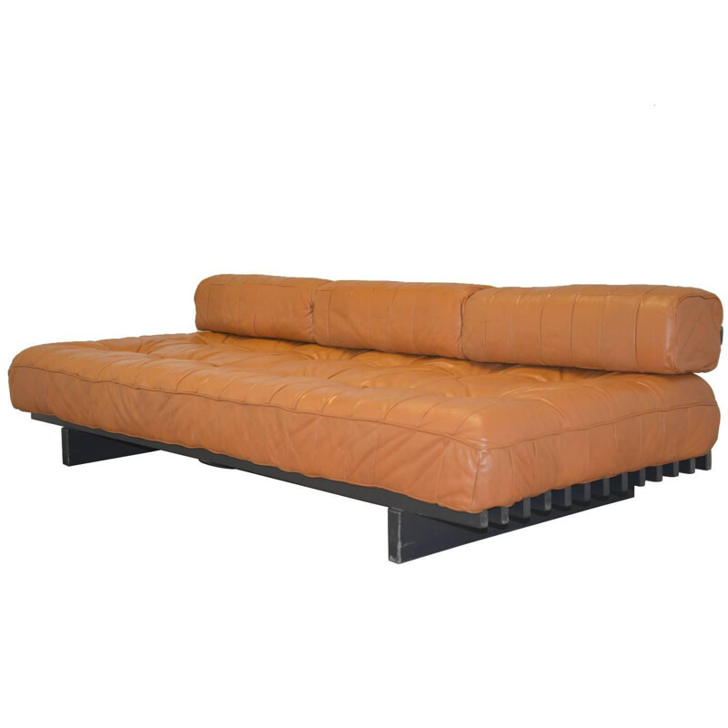 Vintage De Sede "DS 80" daybed in aniline leather - 1960s