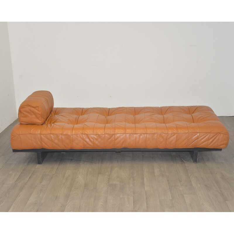 Vintage De Sede "DS 80" daybed in aniline leather - 1960s