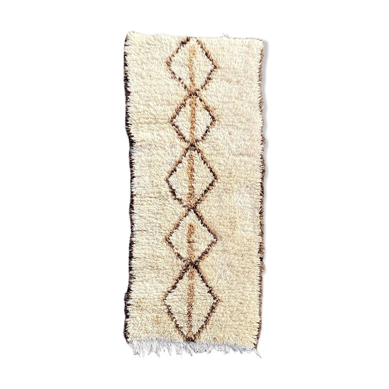 Berber carpet Beni Ouarain 70 by 170 cm