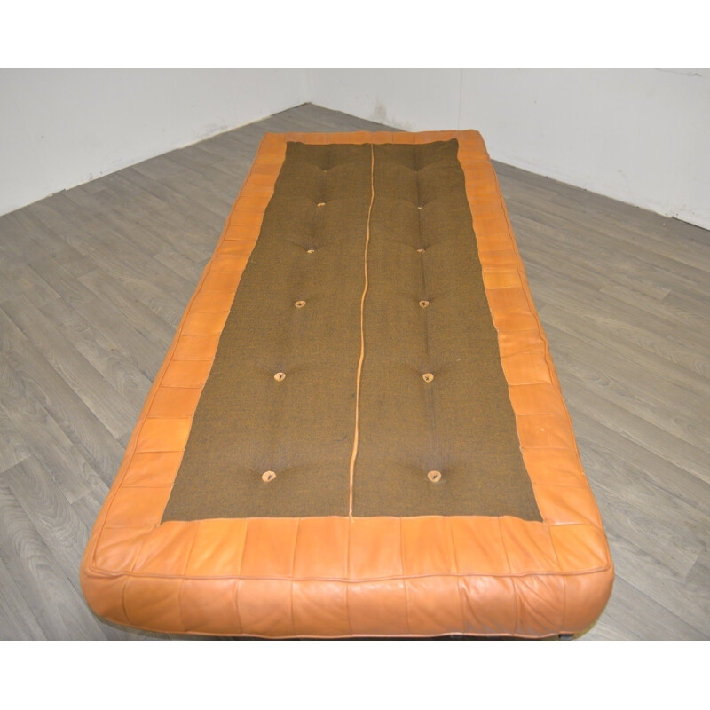 Vintage De Sede "DS 80" daybed in aniline leather - 1960s