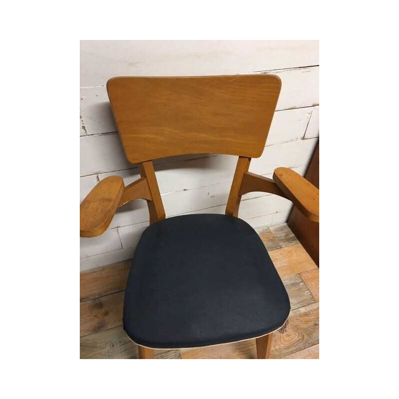 Vintage armchair with wing base 1960s