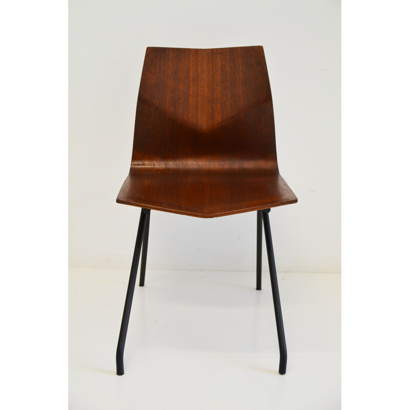 Vintage Diamond Chair René-Jean Caillette by Steiner 1950s
