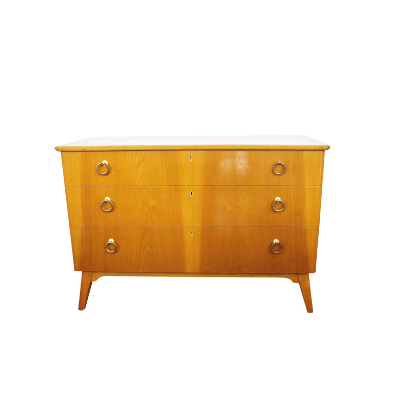 Vintage chest of drawers Sweden cherry wood 1960s