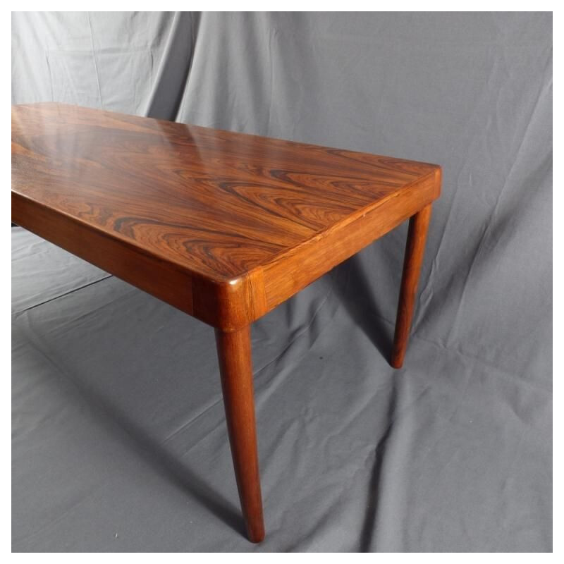 Mesa de café Vintage rosewood, Dinamarca 1960