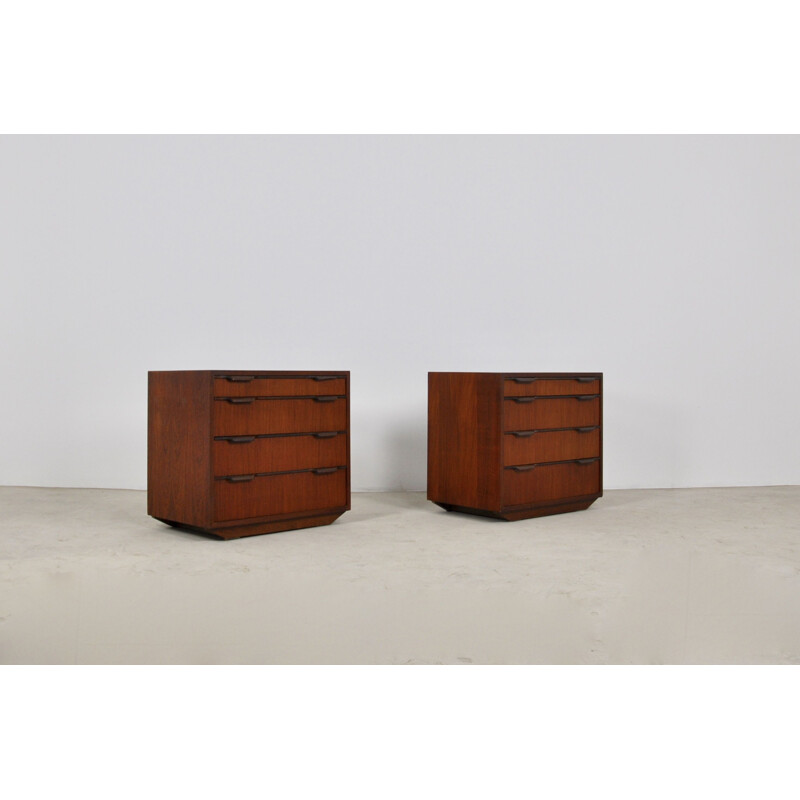 Pair of vintage danish sideboard 1970s