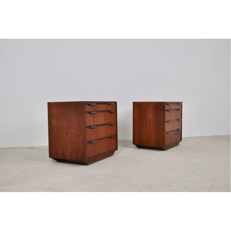 Pair of vintage danish sideboard 1970s