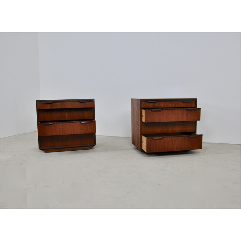 Pair of vintage danish sideboard 1970s