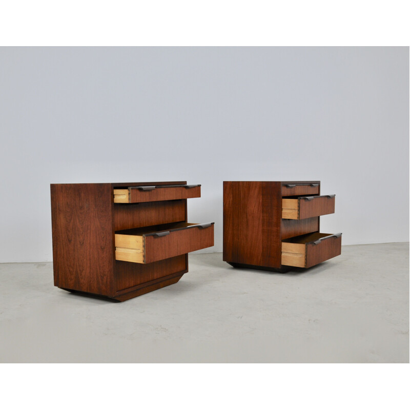 Pair of vintage danish sideboard 1970s