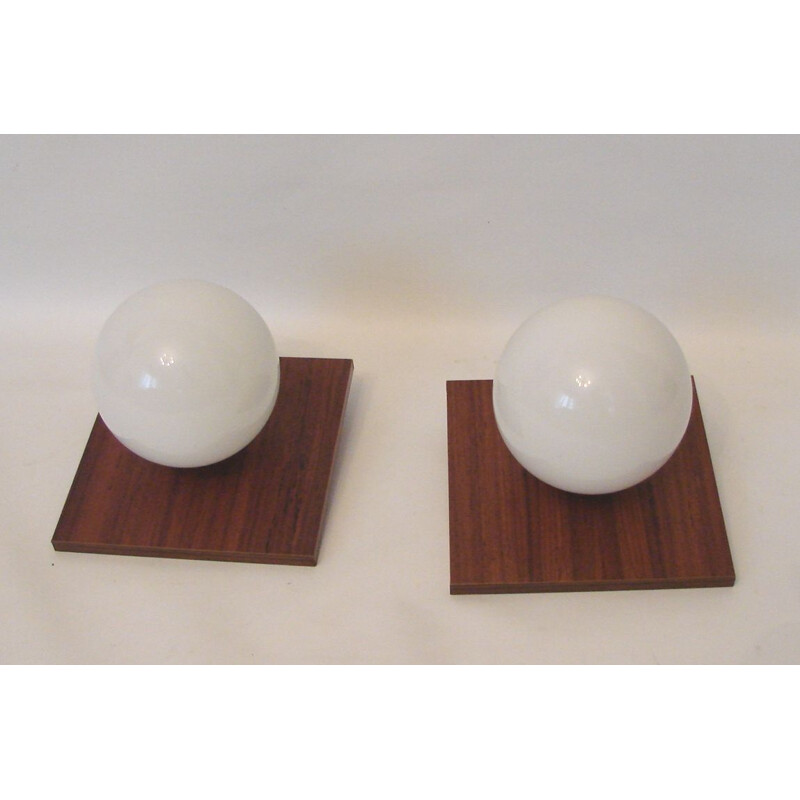 Pair of vintage wall sconces 1960s