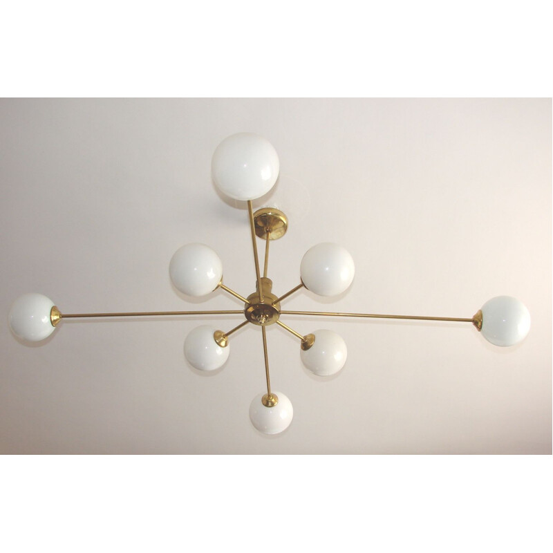 Vintage Stilnovo chandelier 1960s