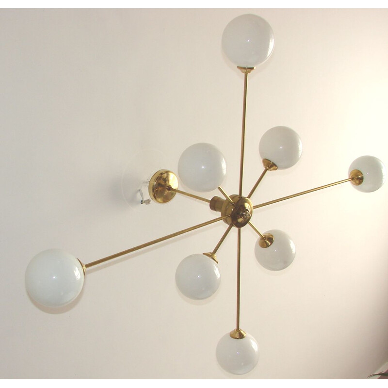 Vintage Stilnovo chandelier 1960s