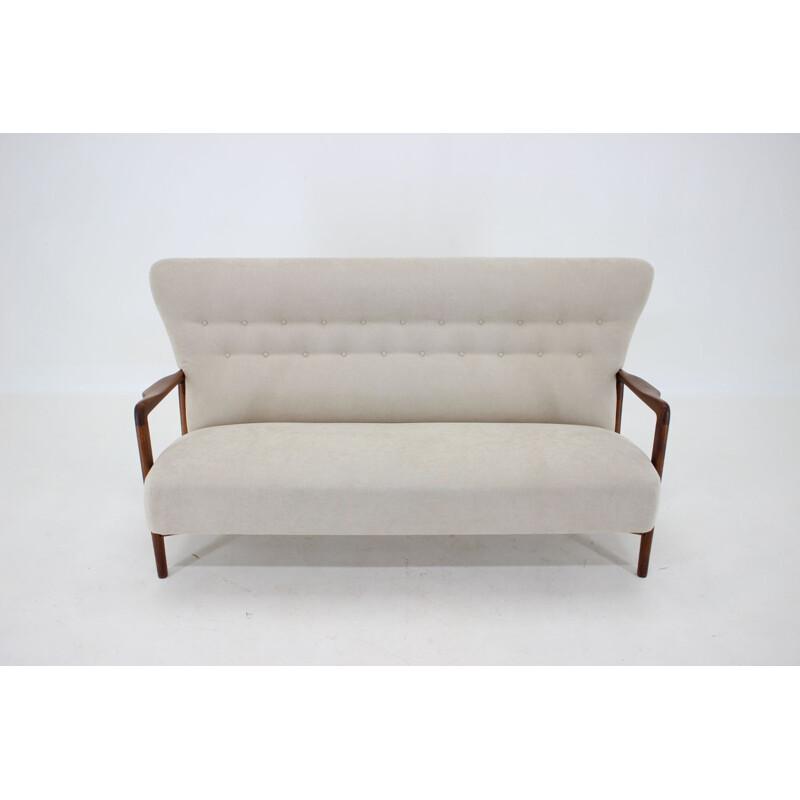 Canapé vintage trois places Soren Hansen de Fritz Hansen Danemark 1940