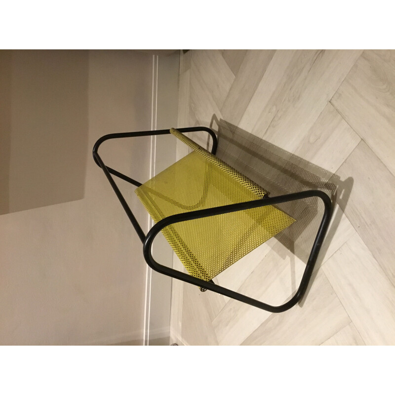 Vintage Magazine Rack by Mathieu Matégot 1950s