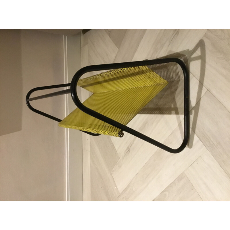 Vintage Magazine Rack by Mathieu Matégot 1950s