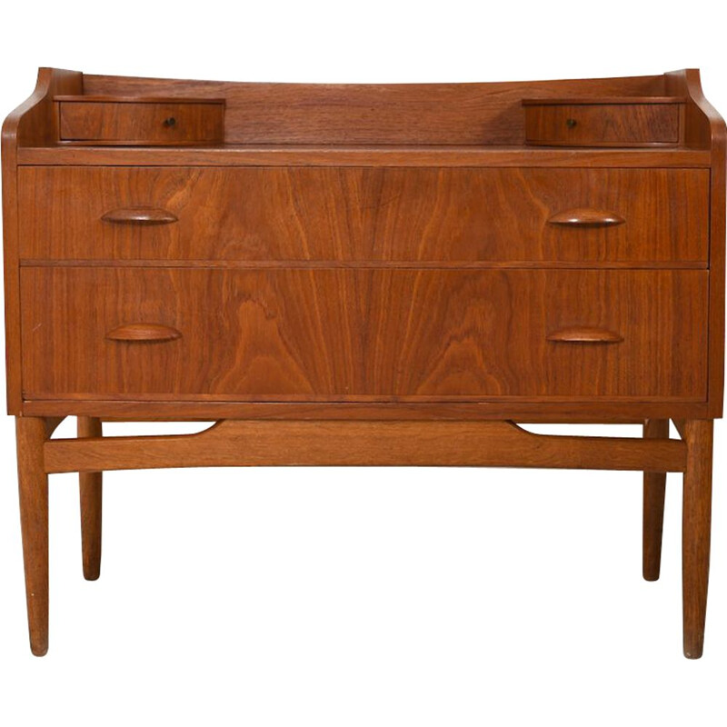 Mid Century Dresser  Drawer Chest in Teak danish