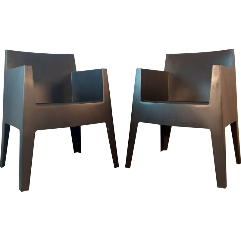 Pair of vintage "Toy" Armchairs, Philippe Starck for Driade