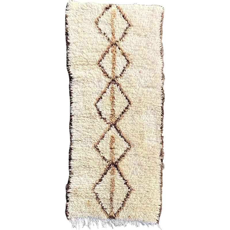 Berber carpet Beni Ouarain 70 by 170 cm