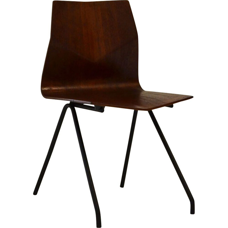 Vintage Diamond Chair René-Jean Caillette by Steiner 1950s