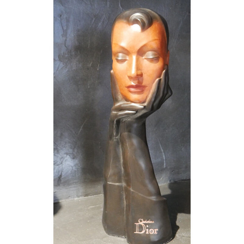 Vintage advertising busts Christian Dior 1953s