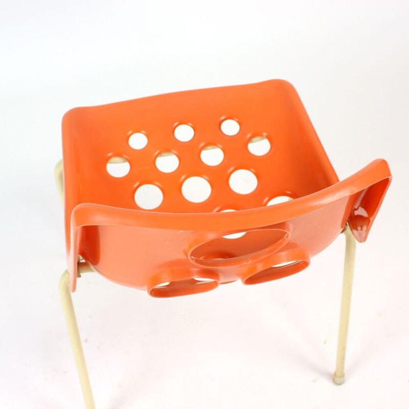 Paire de chaises vintage par M. Paris pour Sicopal 1972