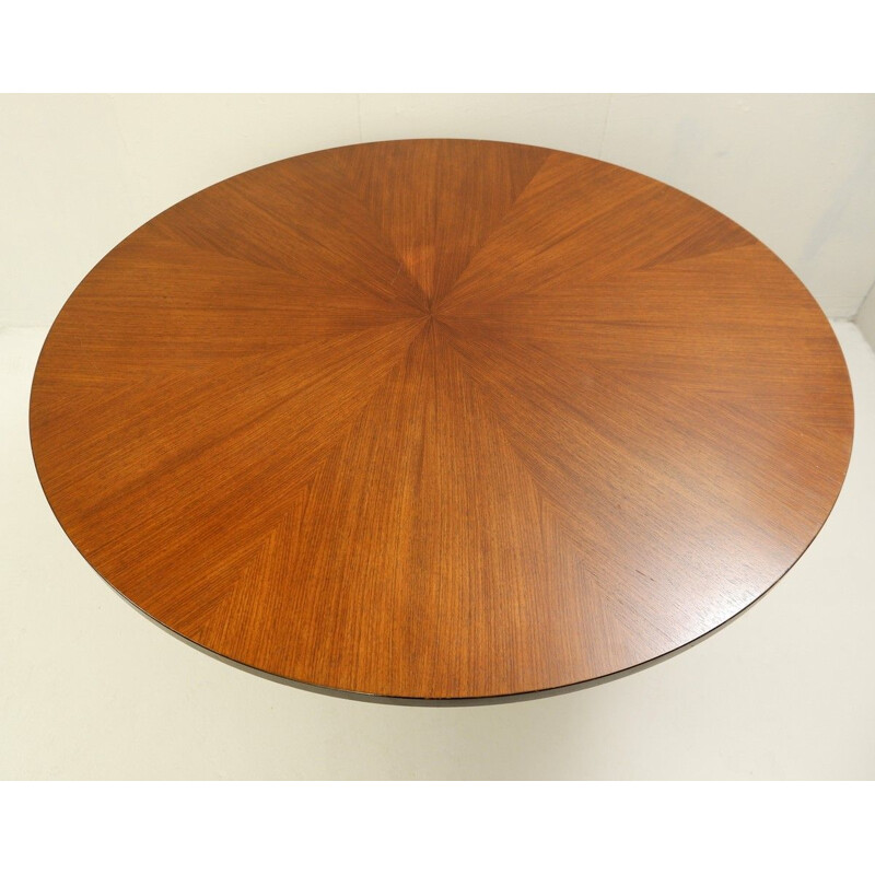 Vintage Round Table By Ico Parisi For M.I.M Roma Italy 1958s