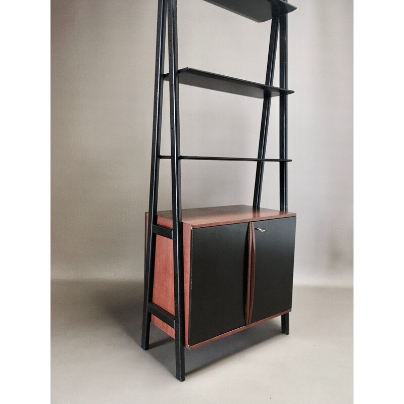 Vintage Scandinavian modular bookcase Design Kurt Ostervig 1950s