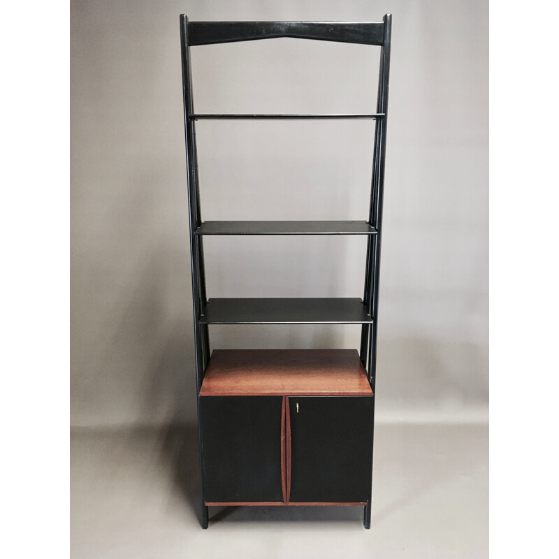 Vintage Scandinavian modular bookcase Design Kurt Ostervig 1950s