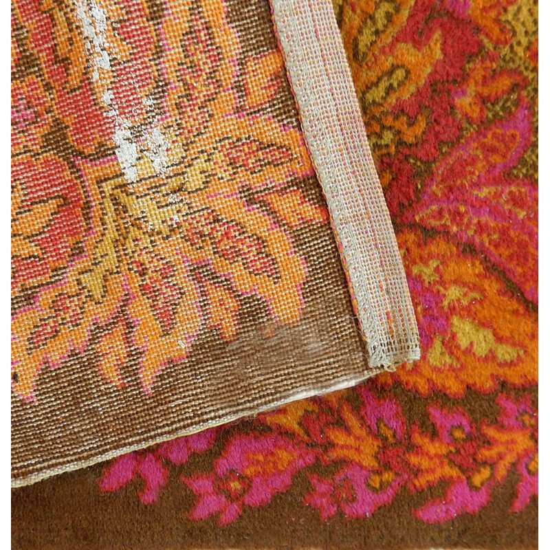 Vintage Italian floral carpet