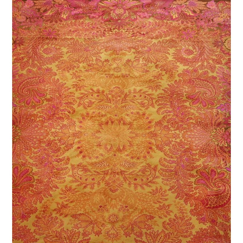 Vintage Italian floral carpet
