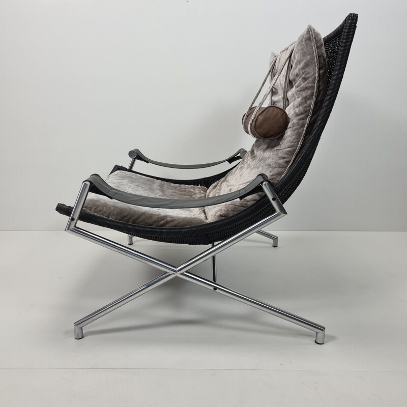 Vintage Lounge chair by Gerard van den Berg for Rohé Noordwolde 1980s