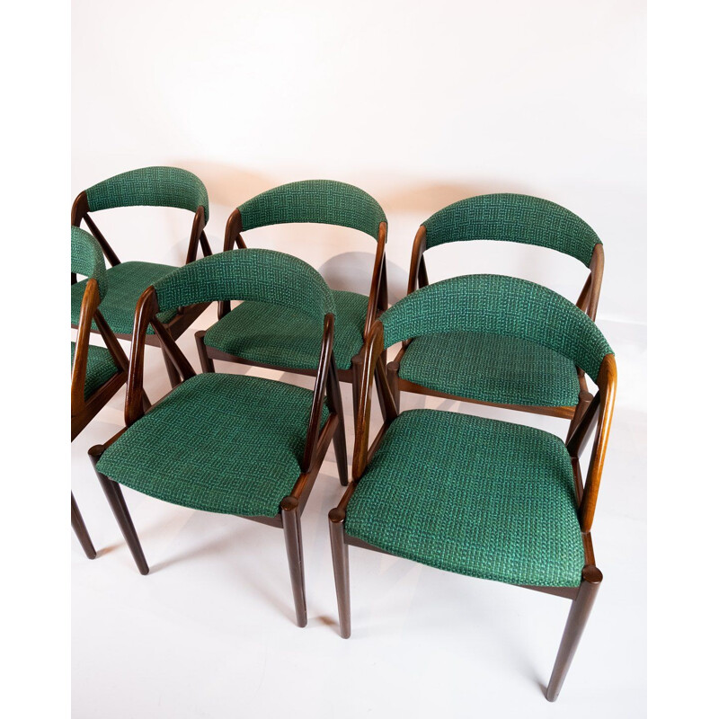 Set of 6 dining room chairs, model 31, Kai Kristiansen for Schou Andersen 1960s. 