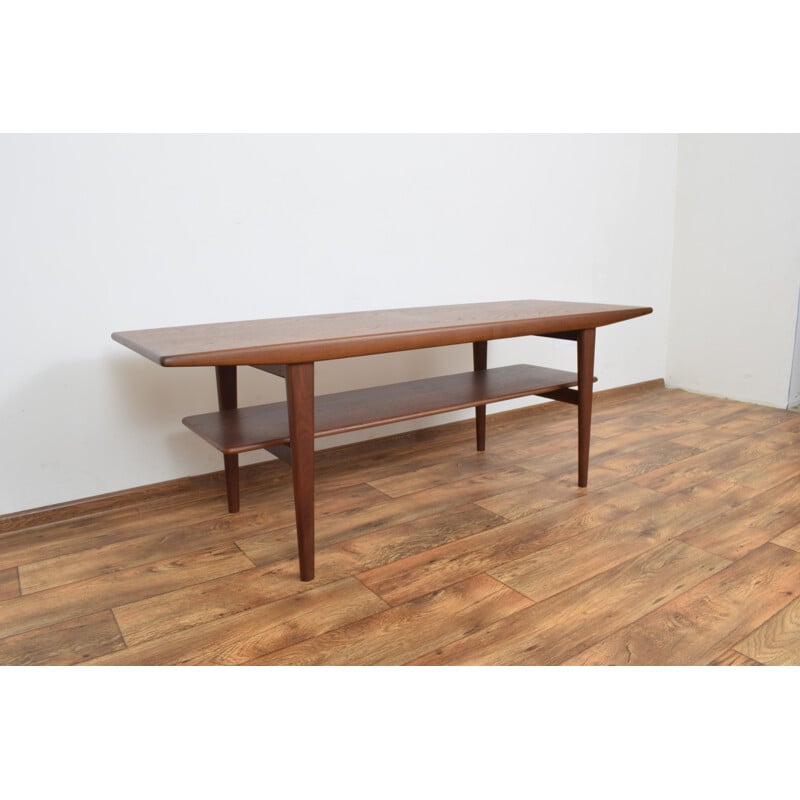 Mid-Century Danish Teak Coffee Table 1960s