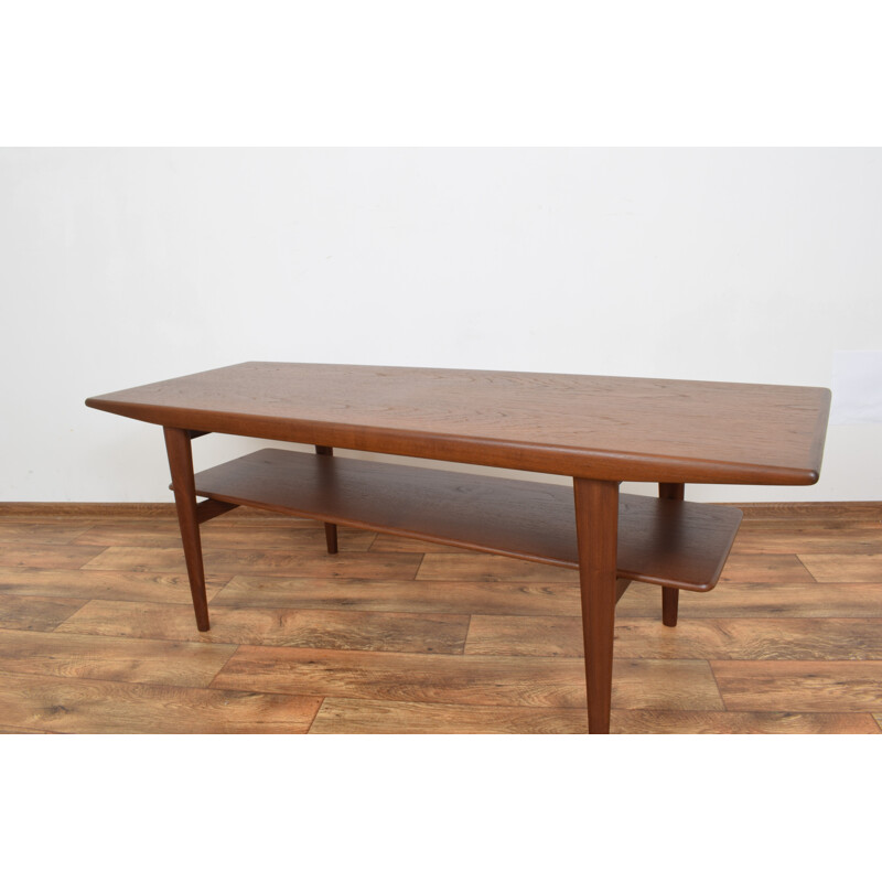 Mid-Century Danish Teak Coffee Table 1960s