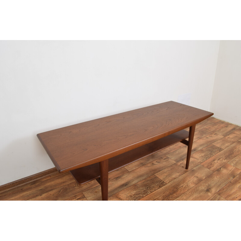 Mid-Century Danish Teak Coffee Table 1960s