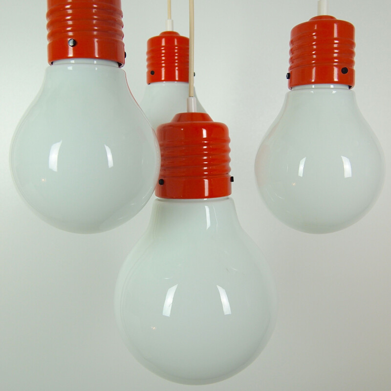 Vintage  'Bulbs' suspension lamp Pop-Art 1970