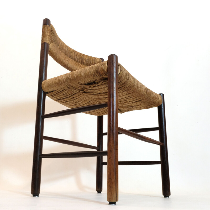 Vintage Dordogne rosewood chair by Robert Sentou, 1960