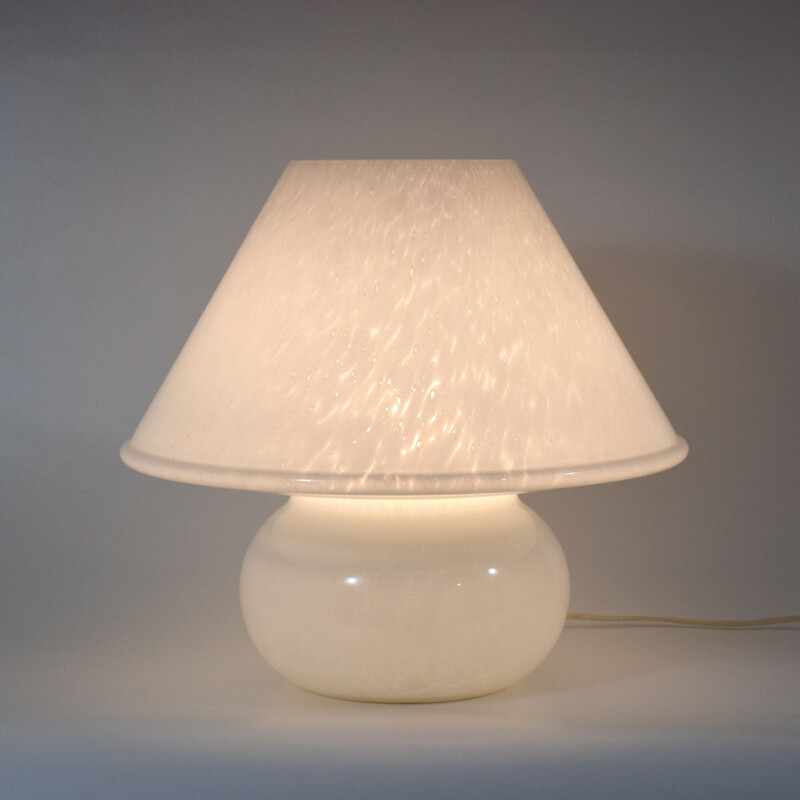 Vintage table lamp by Glashütte Limburg