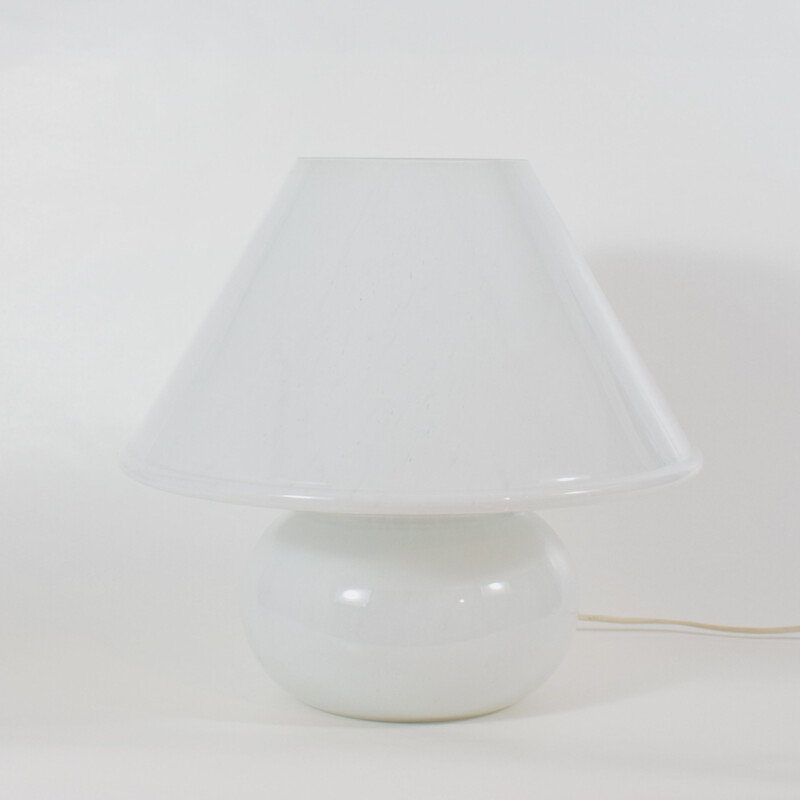 Vintage table lamp by Glashütte Limburg