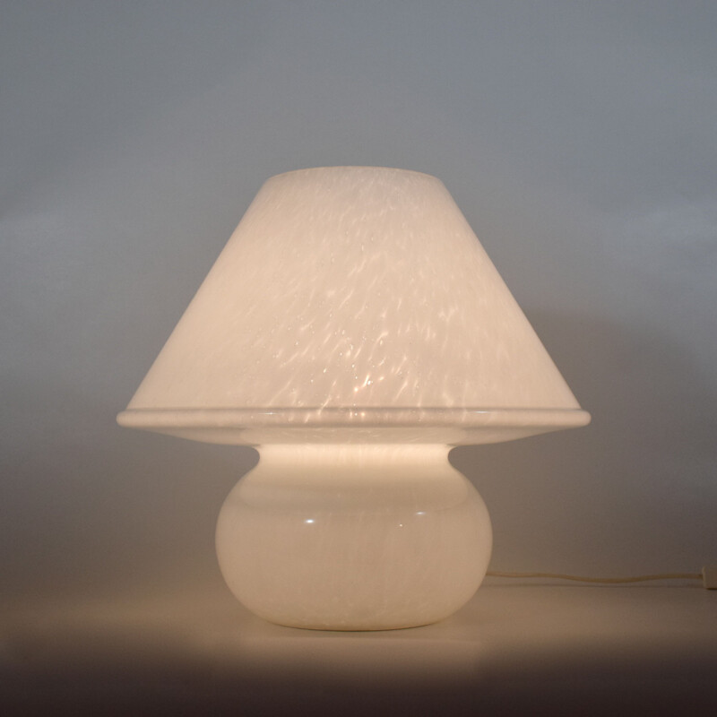 Vintage table lamp by Glashütte Limburg