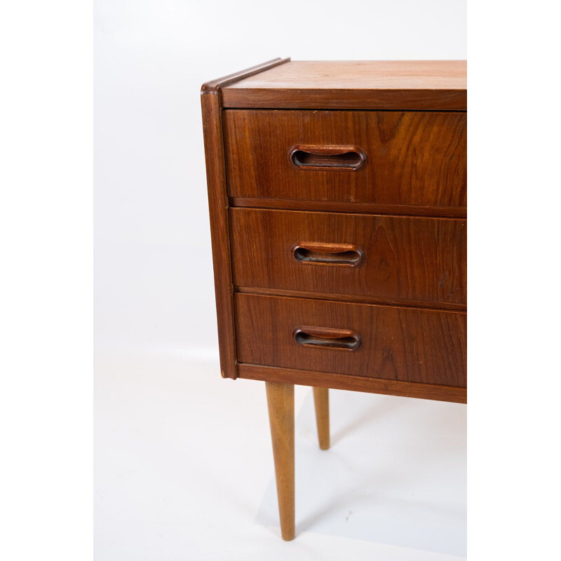 Small vintage teak chest of drawers, Denmark 1960