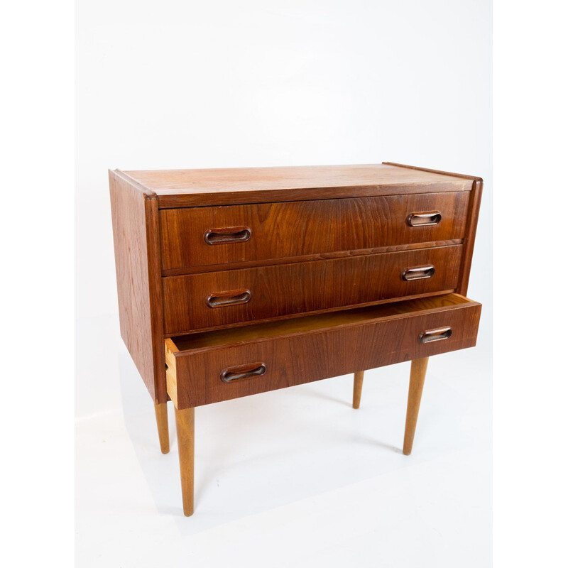 Small vintage teak chest of drawers, Denmark 1960