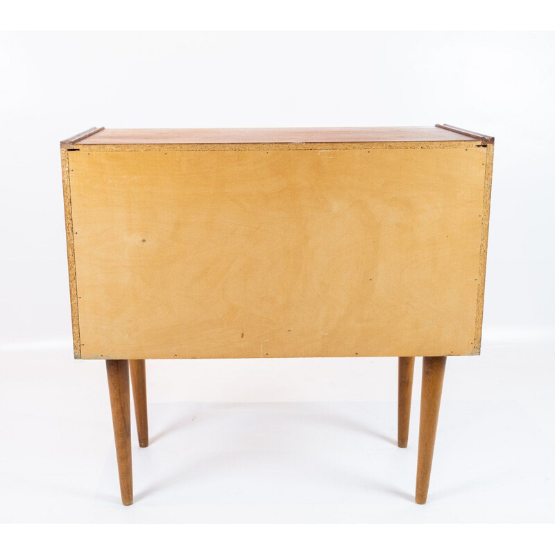 Small vintage teak chest of drawers, Denmark 1960