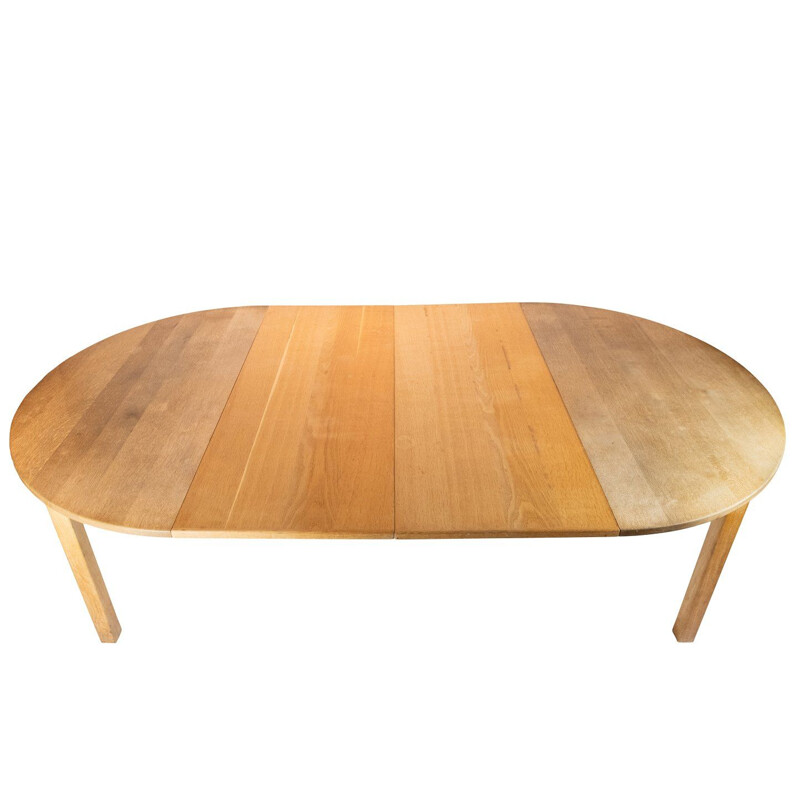 Table à manger vintage en chêne avec rallonges par Kurt Østervig et KP Furniture