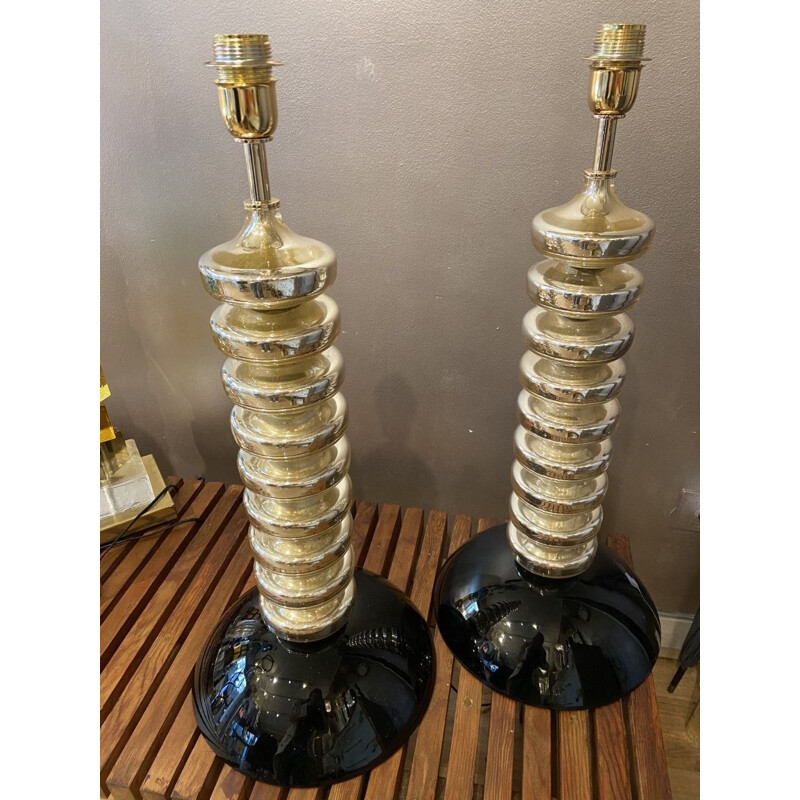 Pair of vintage Toso lamp 1980