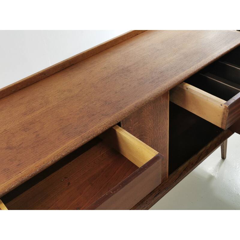 Vintage oak sideboard by Finewood, England 1950