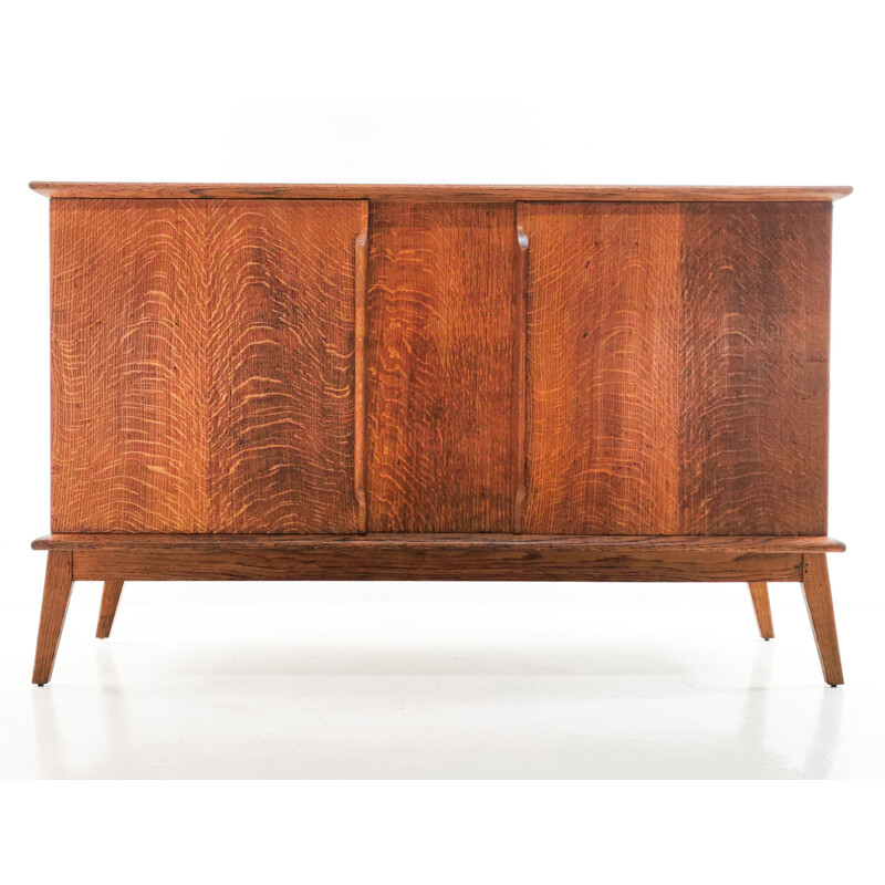 Vintage oak sideboard by Finewood, England 1950