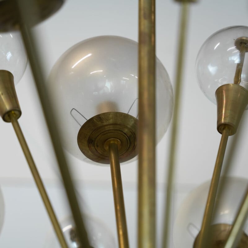 Lámpara de techo vintage Sputnik, Italia