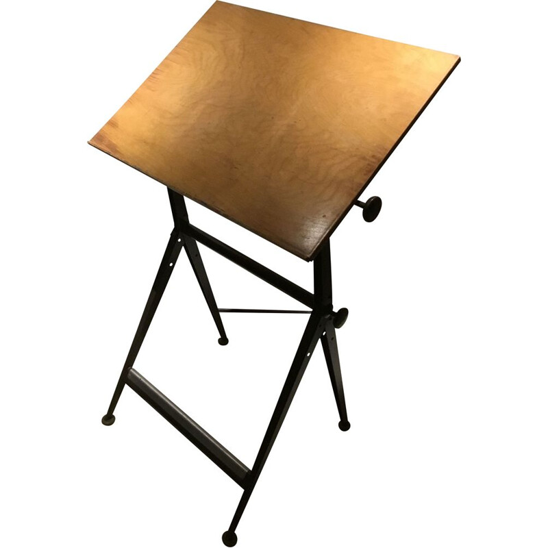 Vintage Drawing working table by Friso Kramer for Ahrend the circle