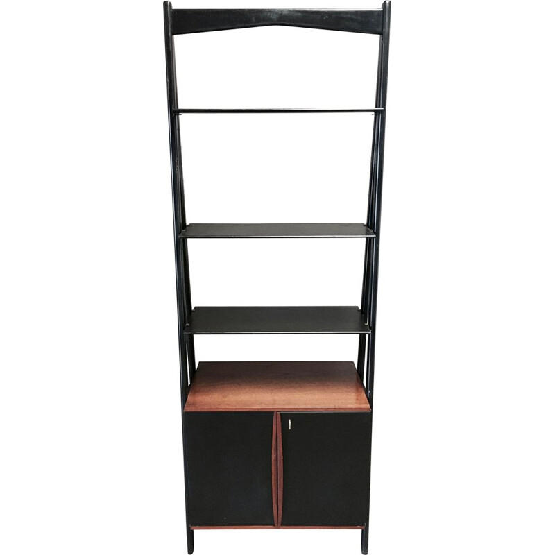 Vintage Scandinavian modular bookcase Design Kurt Ostervig 1950s