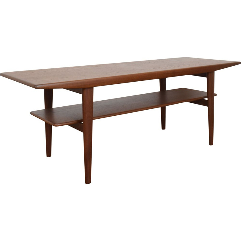 Mid-Century Danish Teak Coffee Table 1960s